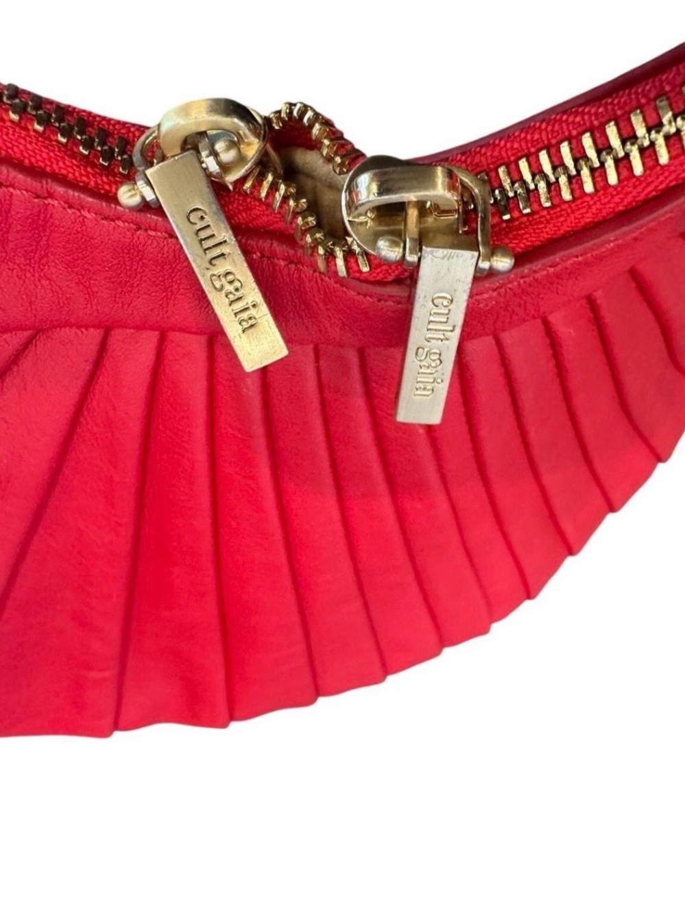 Cult Gaia Red  Leather  Bag - Picture 4 of 7